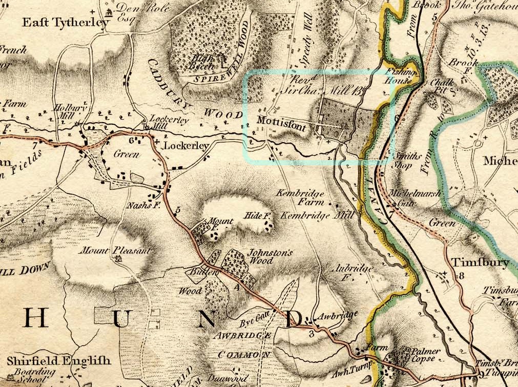 Milne 1791 Mottisfont Rev Sir C Mill Bt