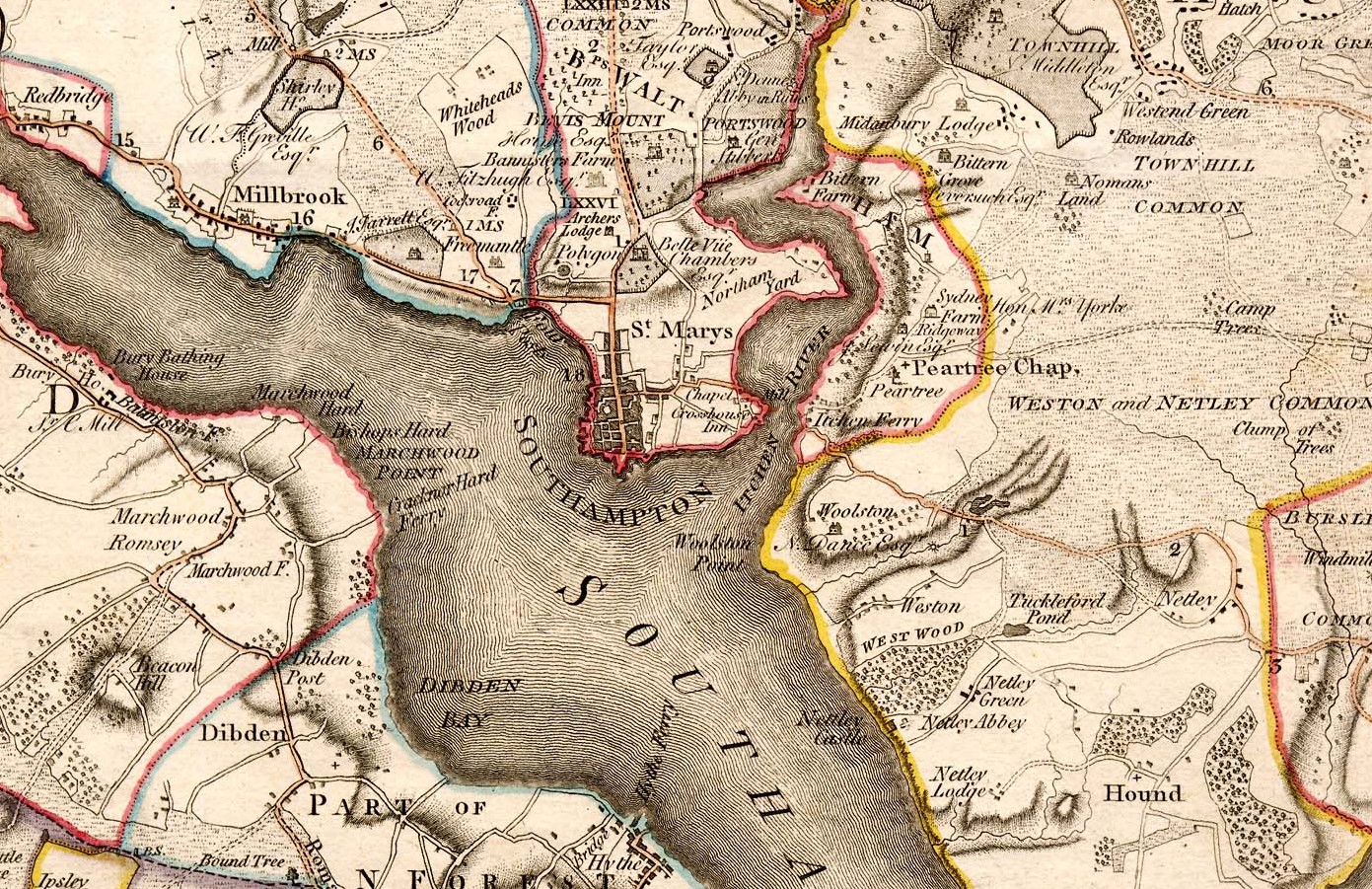 Milne Hampshire 1791 Southampton