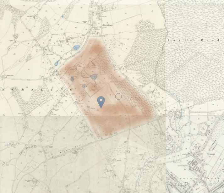 OS 25 Map Nursling Common Approx