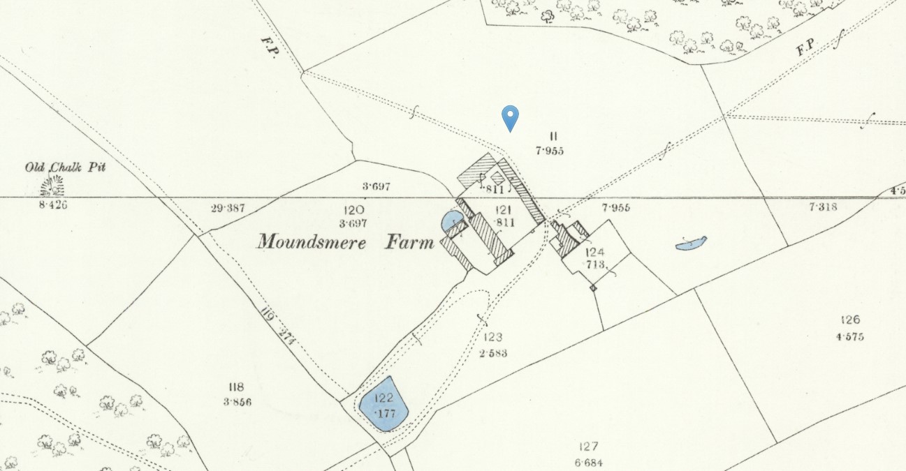 OS 25 Old Map Preston Candover Moundsmere Farm B