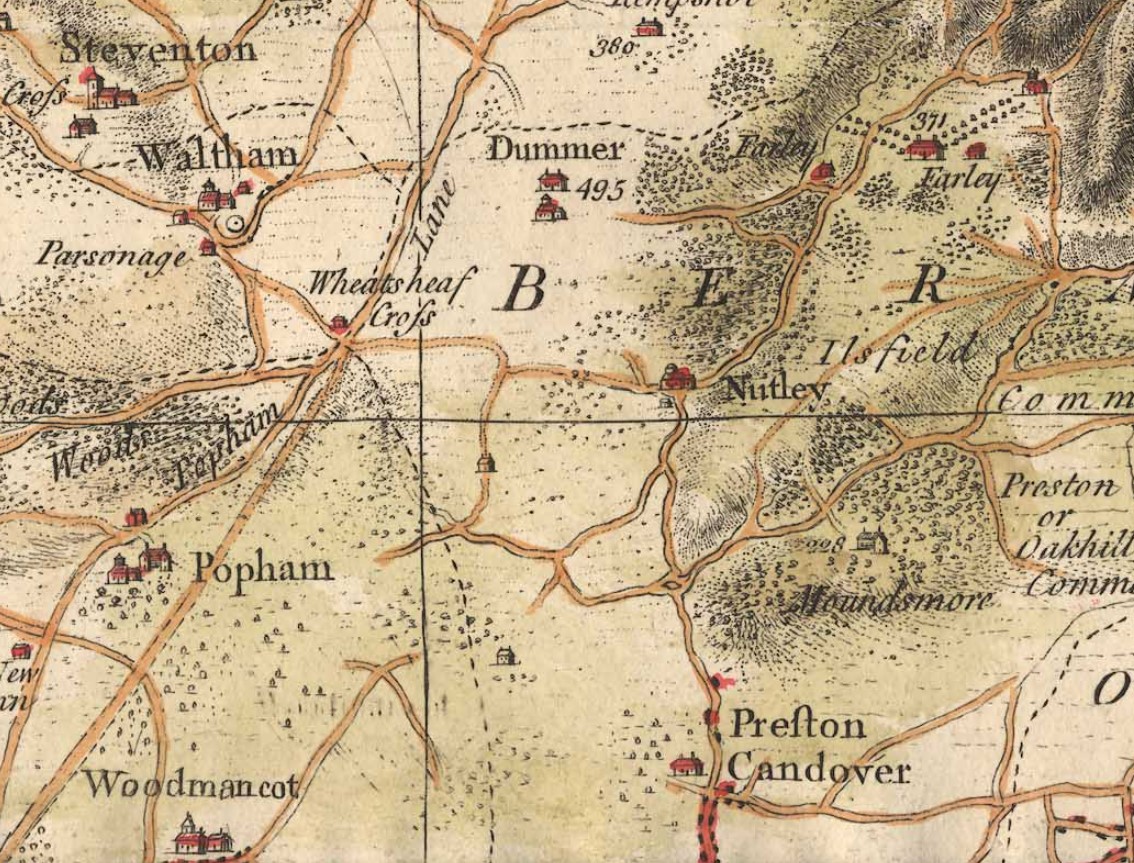 Taylor s Hampshire 1759 Section 55 Preston Candover