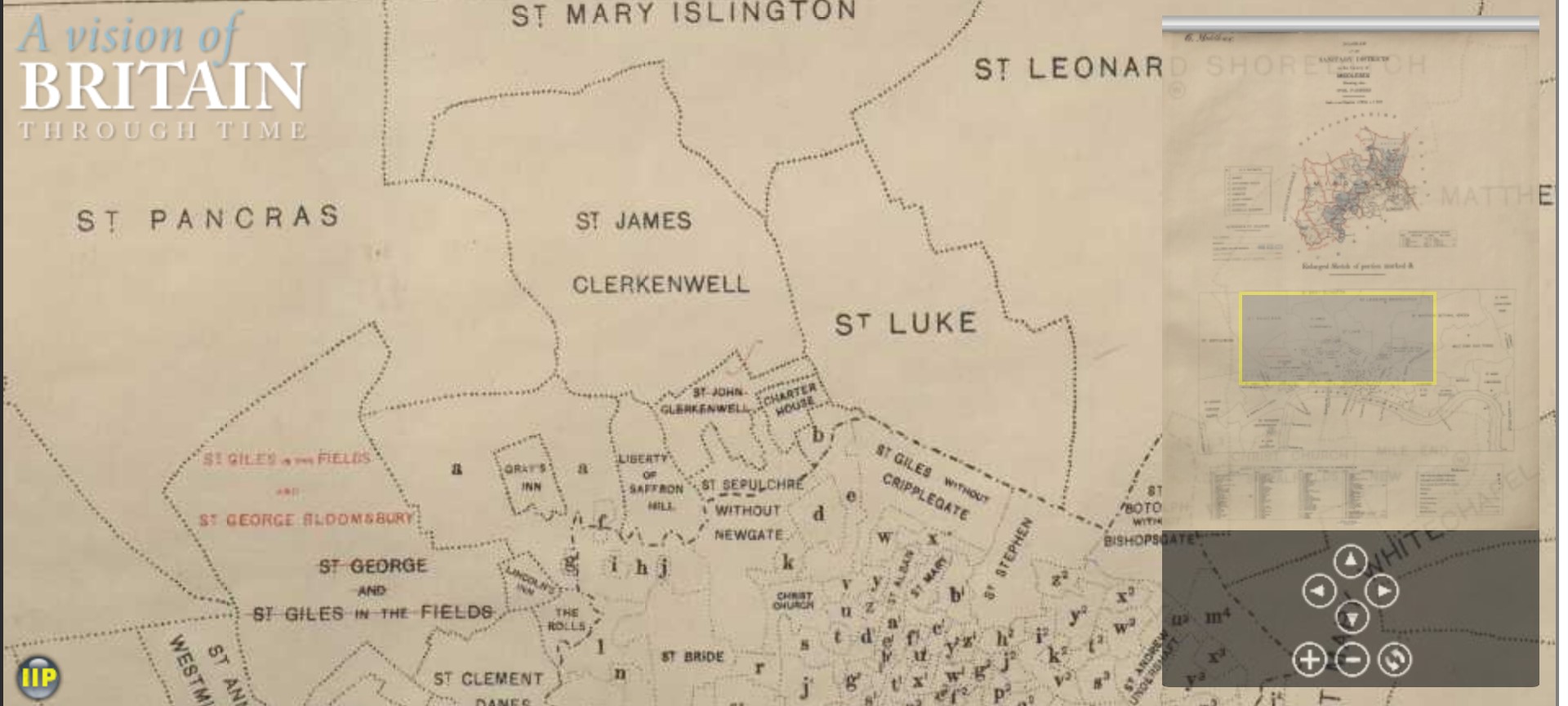 Vision of Britain Middlesex parishe Clerkenwell