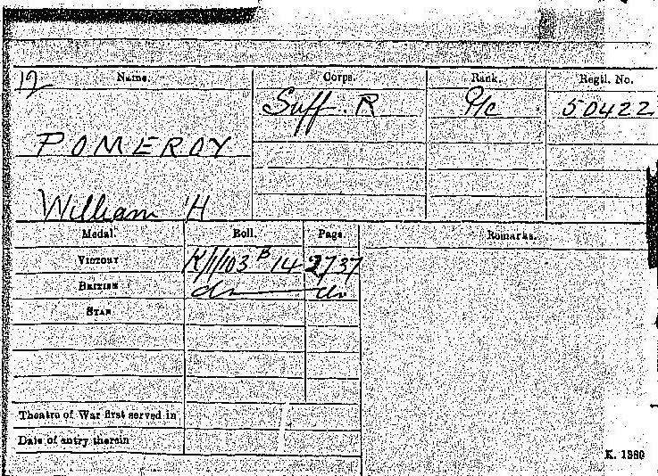 WO 372 16 36117 William H Pomeroy