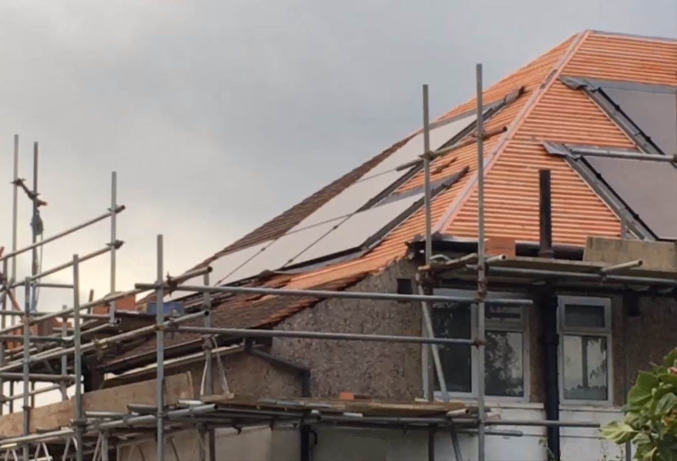 Our PV installation in progress