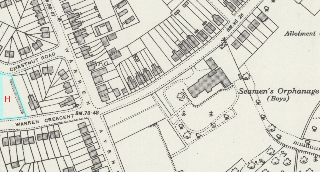OS 25 inch Shirley Warren Schools 1941 B