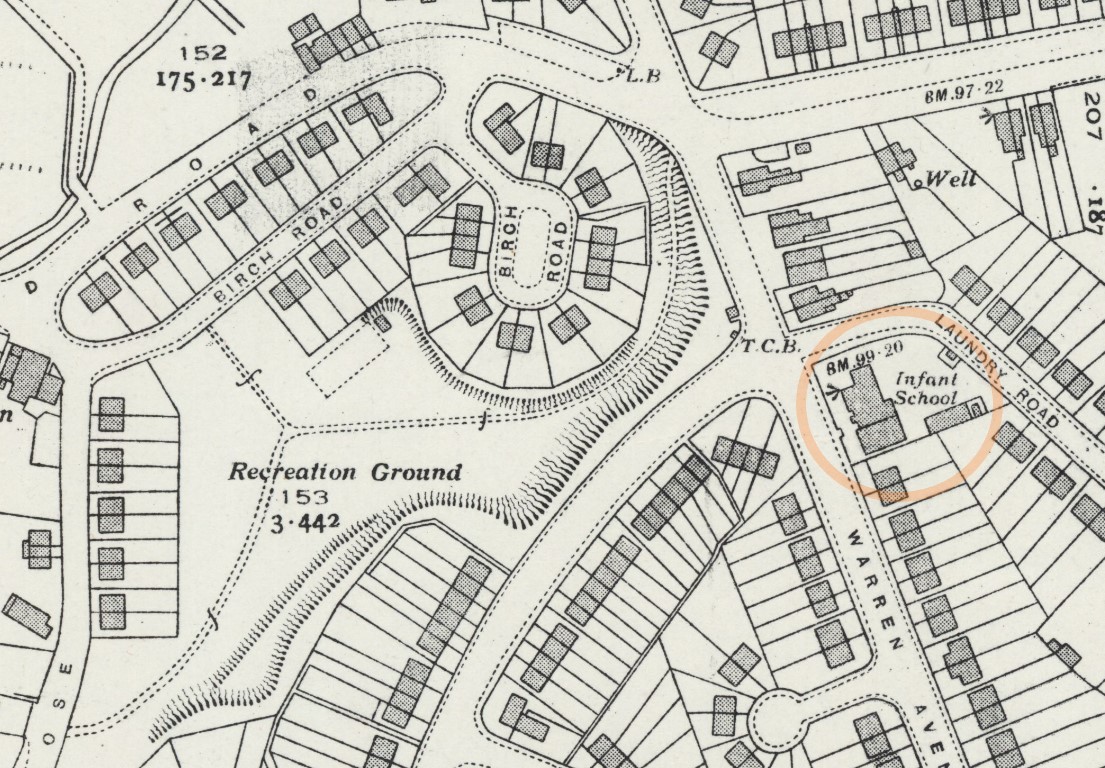 OS 25 inch Shirley Warren Schools 1941 C