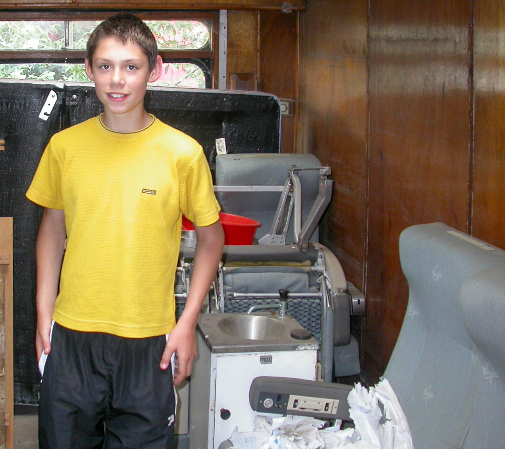David in Library Van