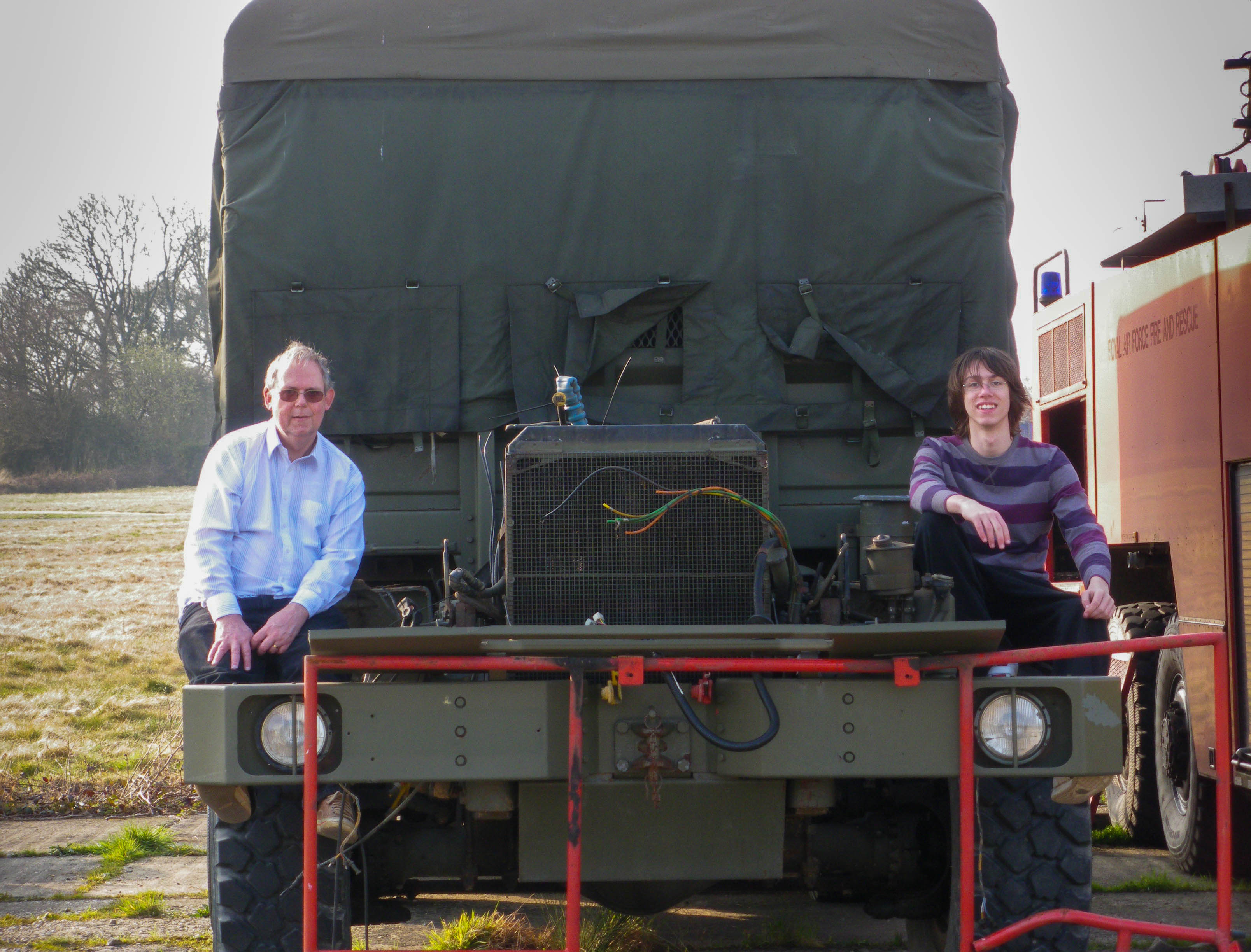 Ivan and David on cabless TM 0014