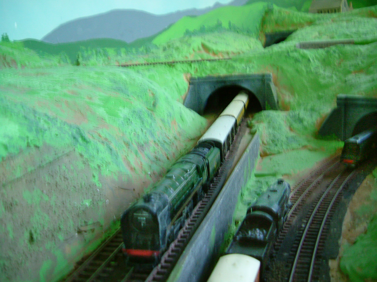 Tunnels through the mountain